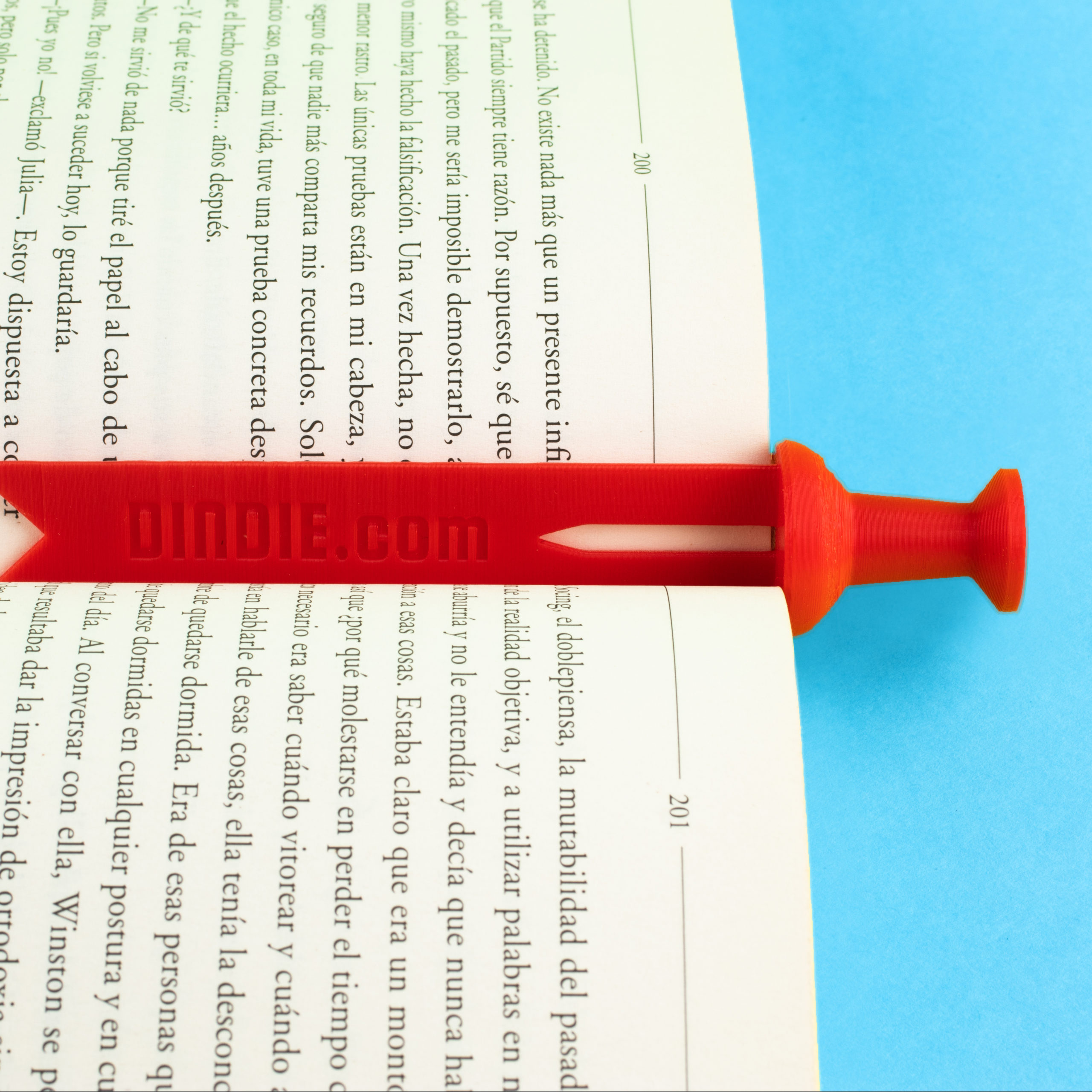 Pinned: 3D Printable Bookmark, by Dindie